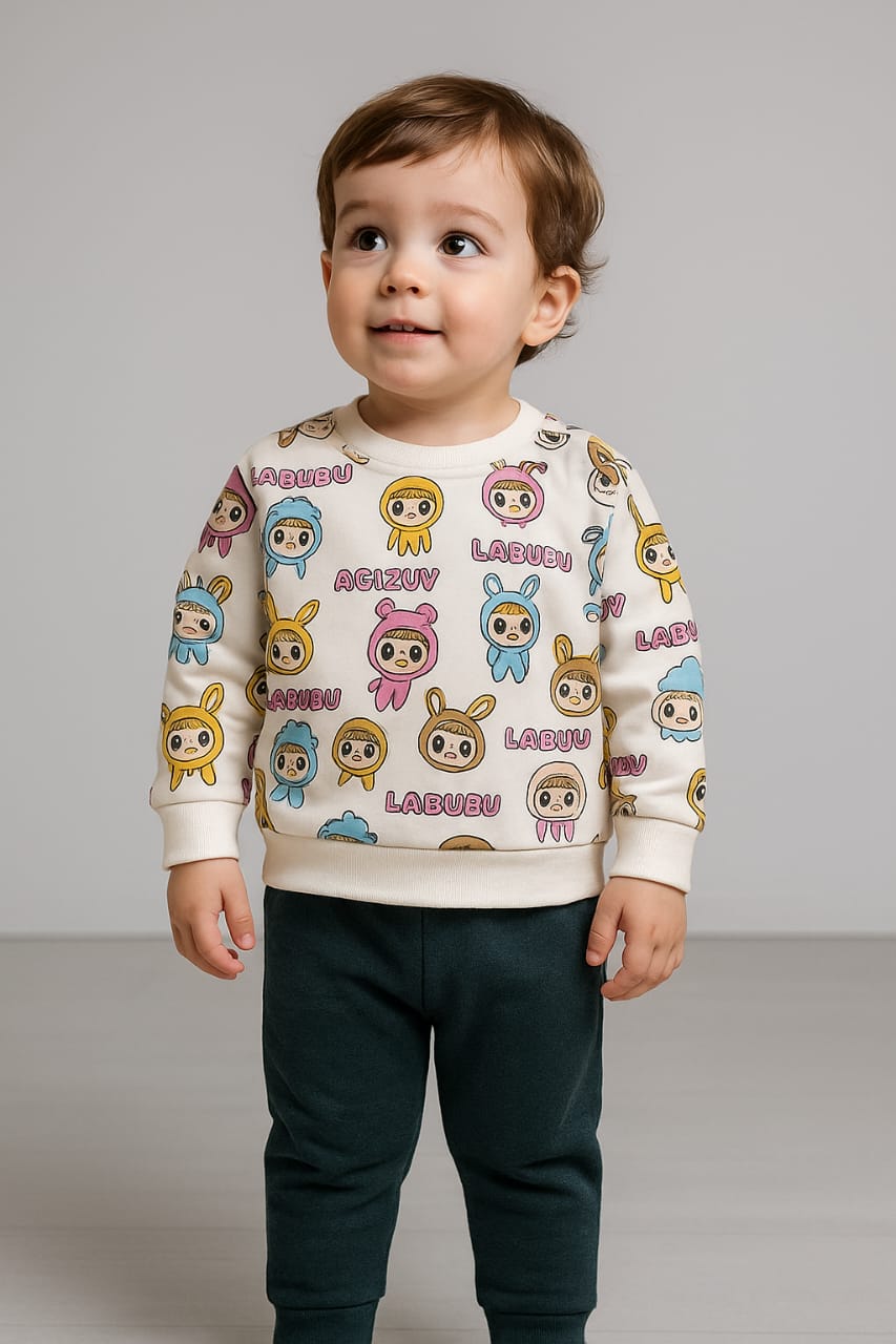 Baby & Kids 2pcs Printed Winter Set (3mths-8yrs)