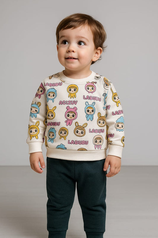 Baby & Kids 2pcs Printed Winter Set (3mths-8yrs)