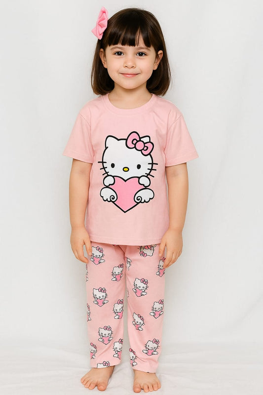 Baby & Kids 2pcs Printed T-shirt Set (3mths-12yrs)