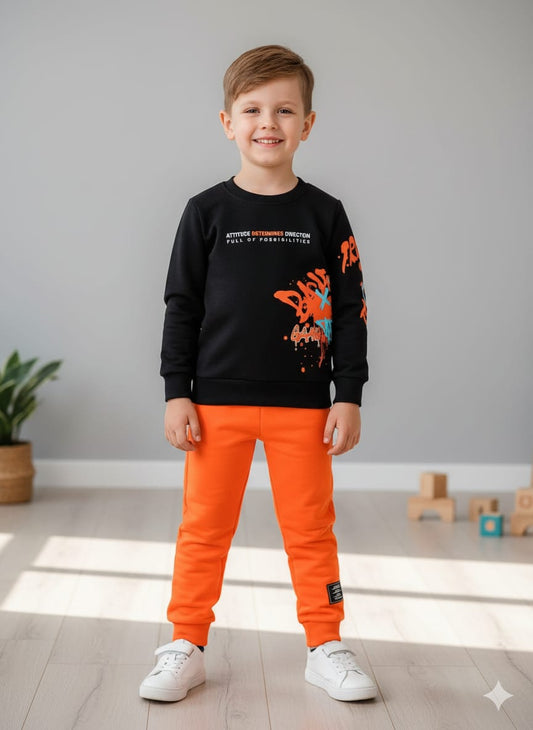 Baby & Kids 2pcs Printed Winter Set (3mths-8yrs)