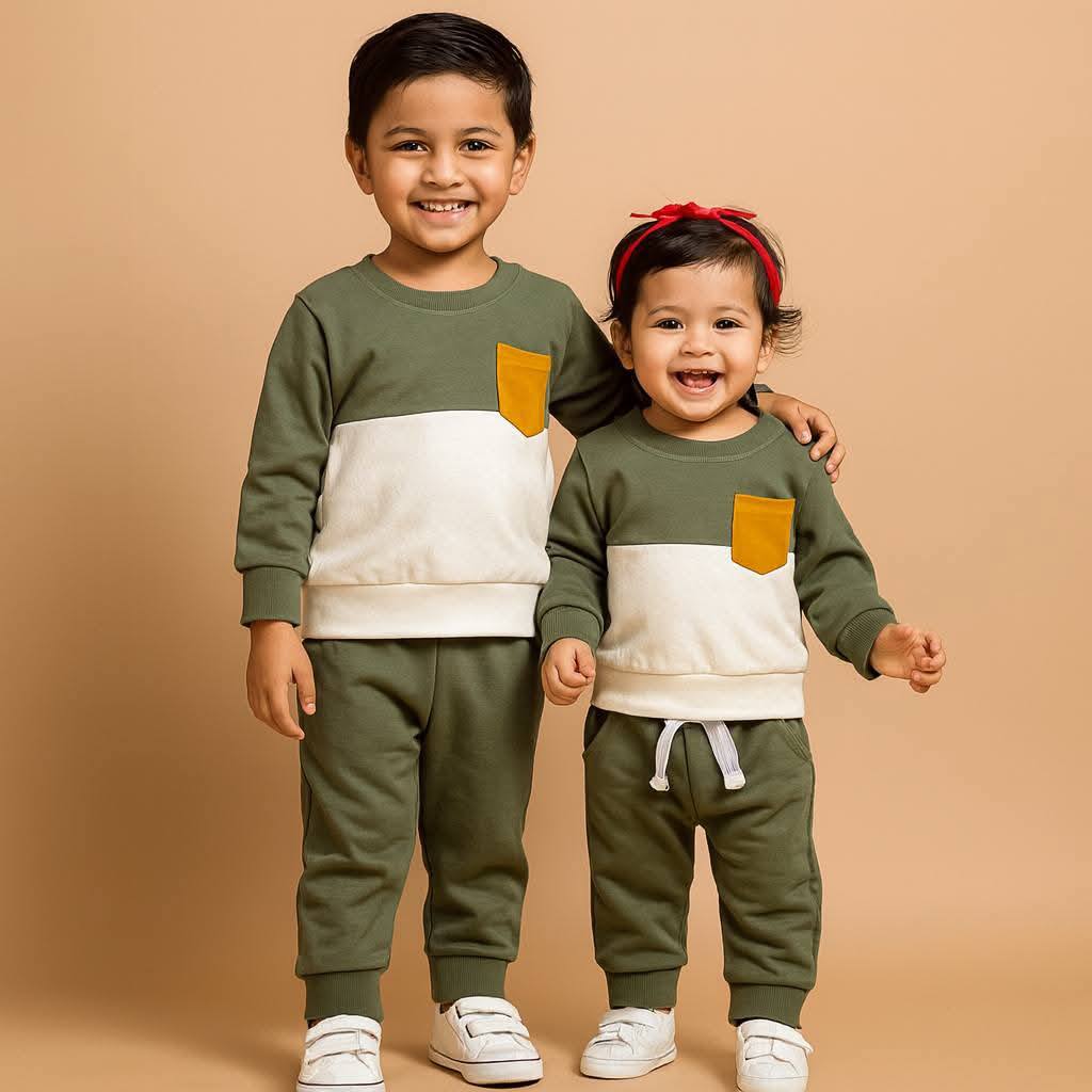 Baby & Kids 2pcs Printed Winter Set (3mths-8yrs)